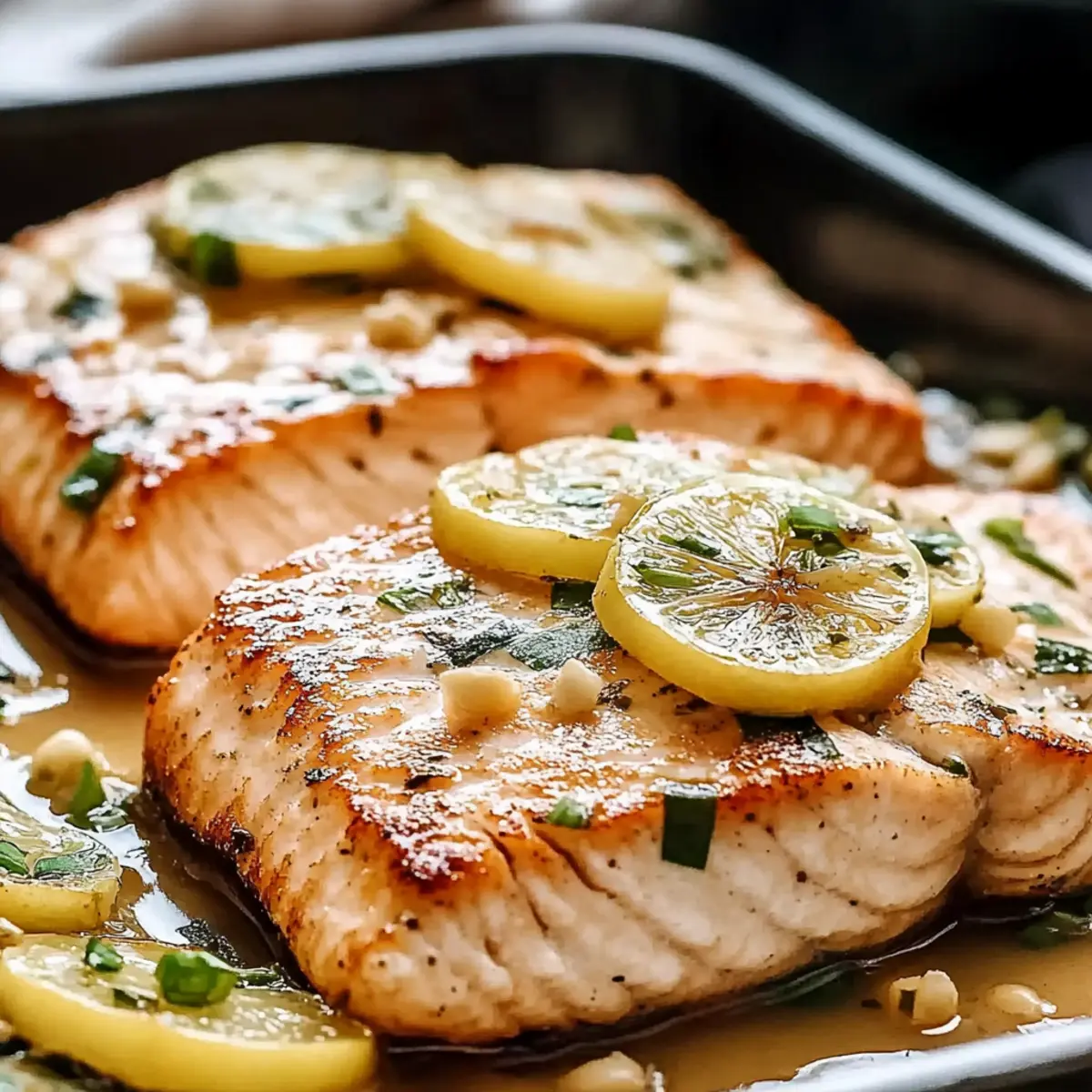 Garlic Butter Baked Salmon