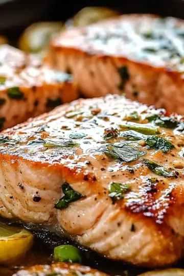 Garlic Butter Baked Salmon
