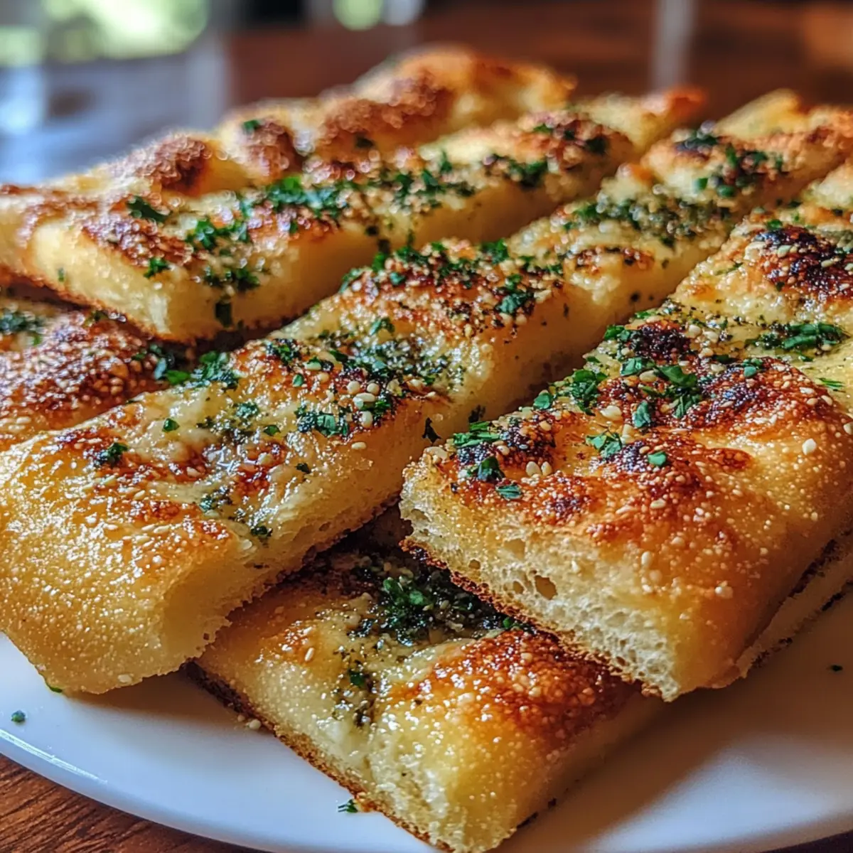 Gluten Free Garlic Pizza Breadsticks