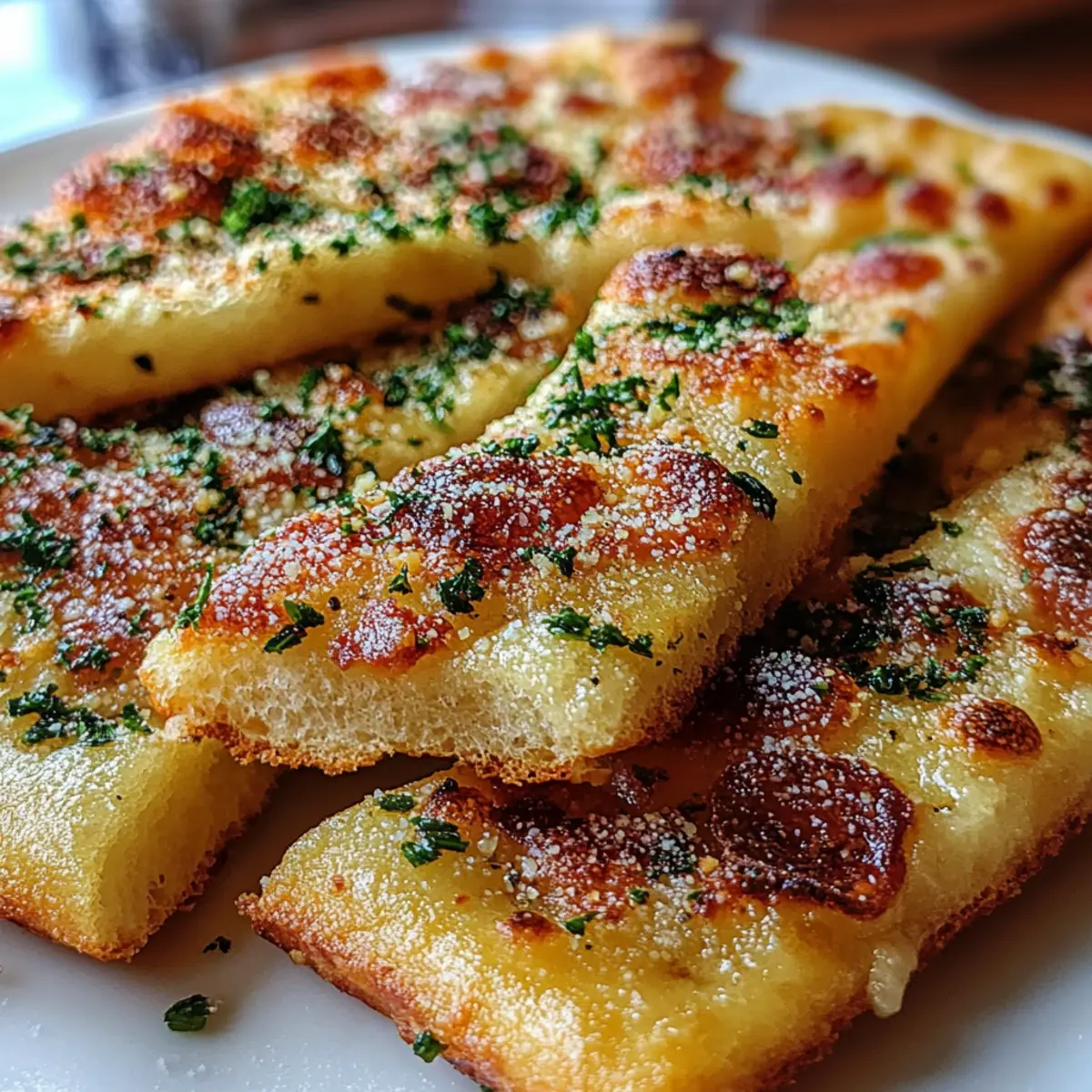 Gluten Free Garlic Pizza Breadsticks