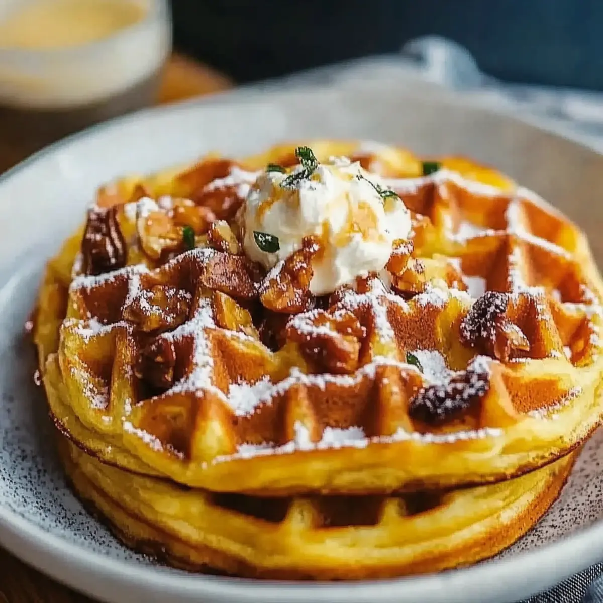 Gluten Free Sweet Potato Waffles
