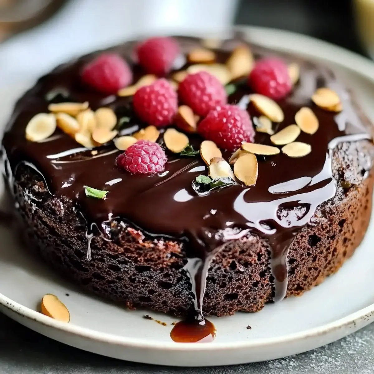 Gluten Free Vegan One Bowl Chocolate Cake