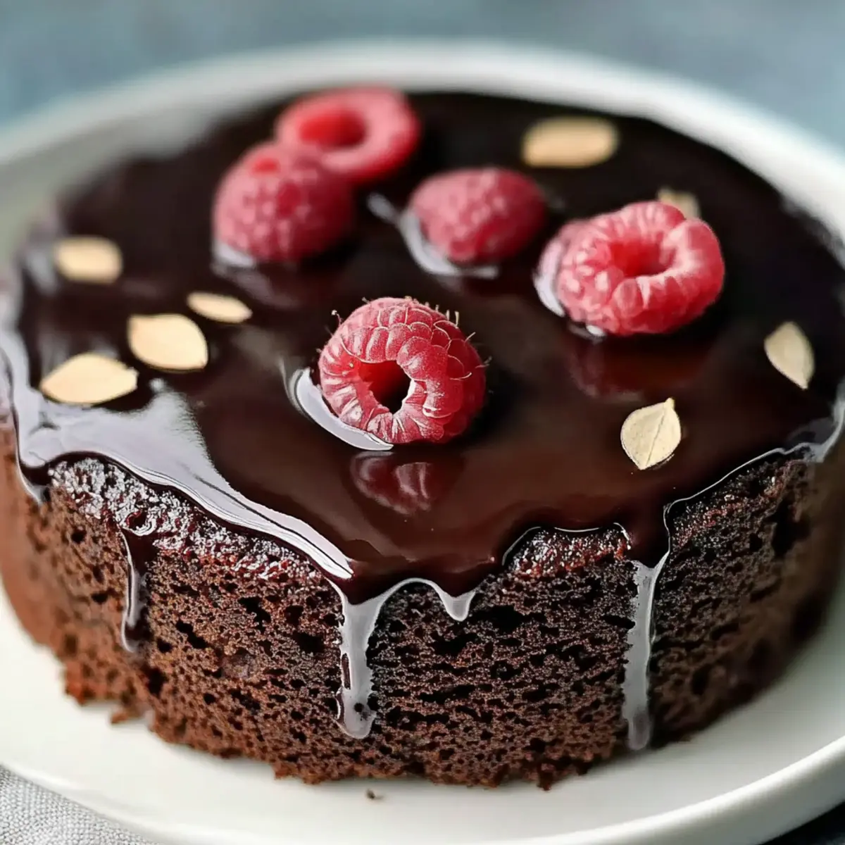 Gluten Free Vegan One Bowl Chocolate Cake