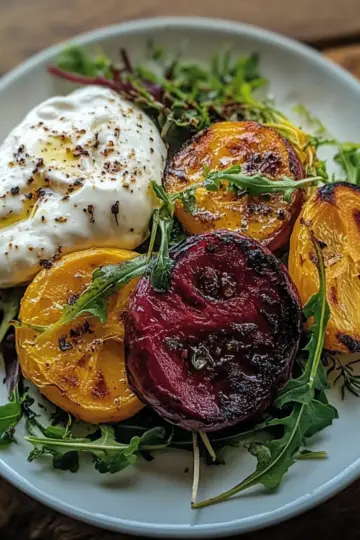 Golden Beets Burrata Sweet Potato