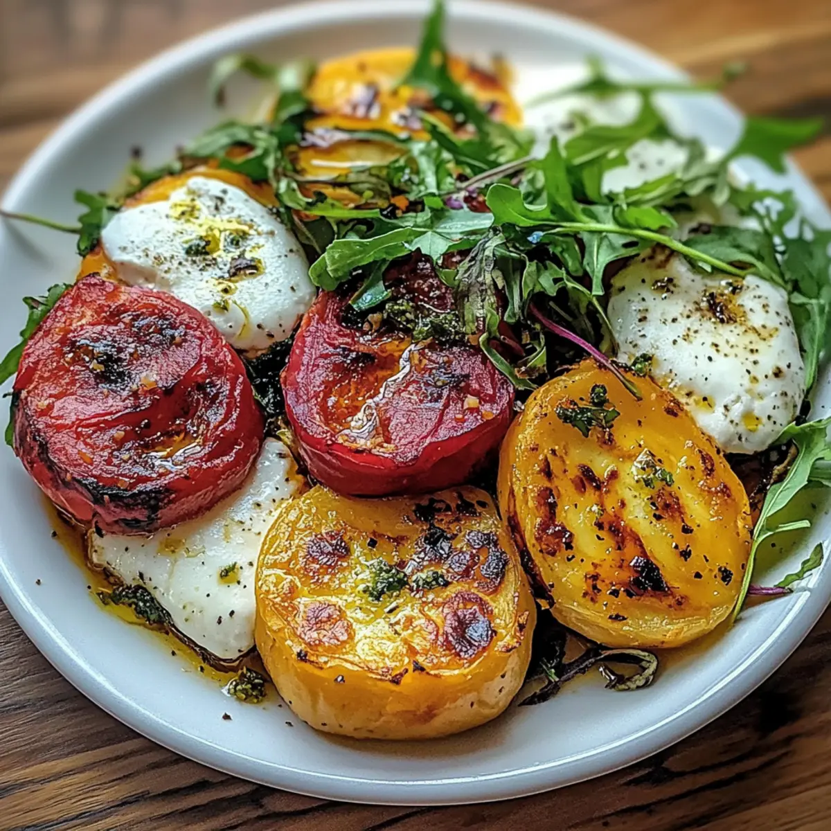Golden Beets Burrata Sweet Potato
