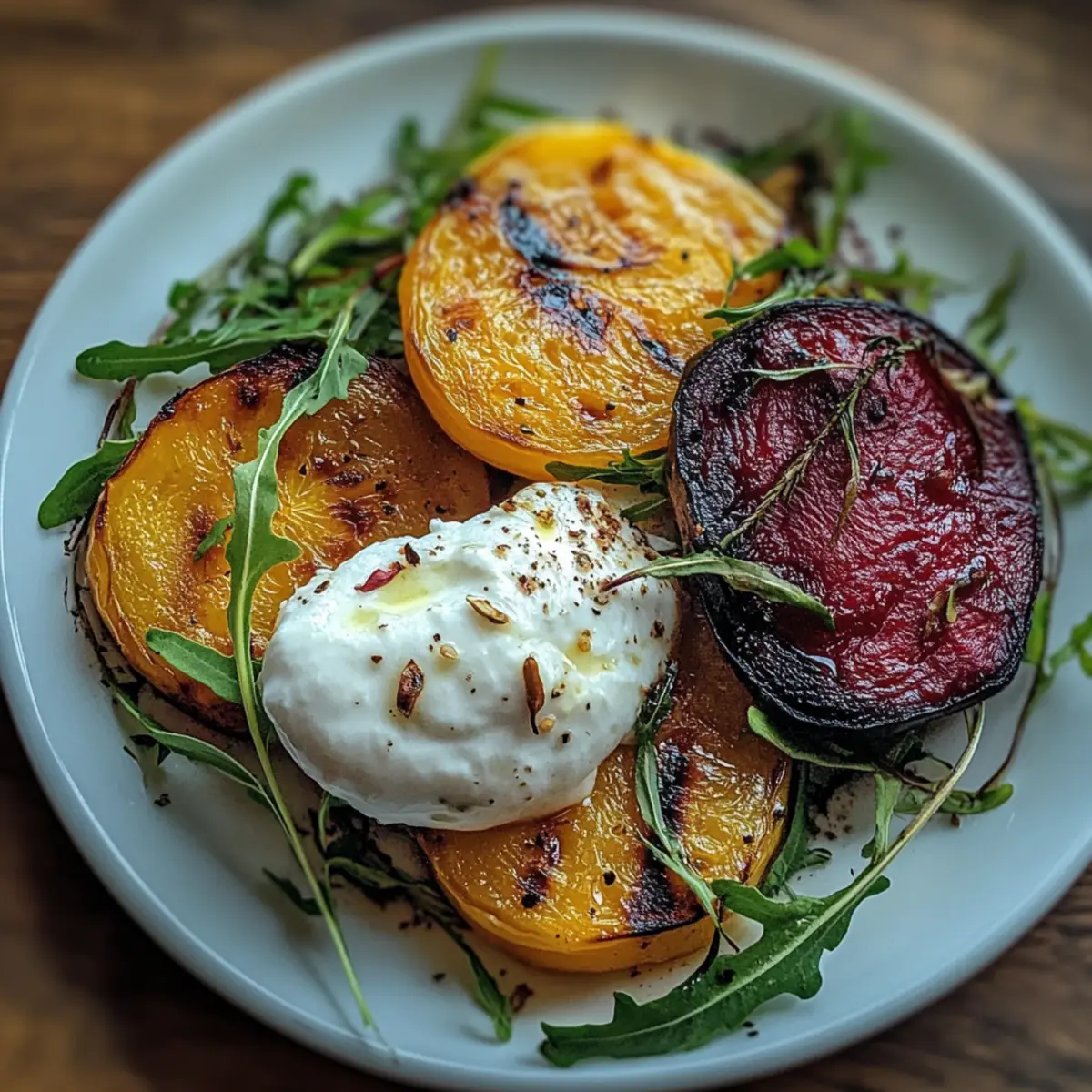 Golden Beets Burrata Sweet Potato