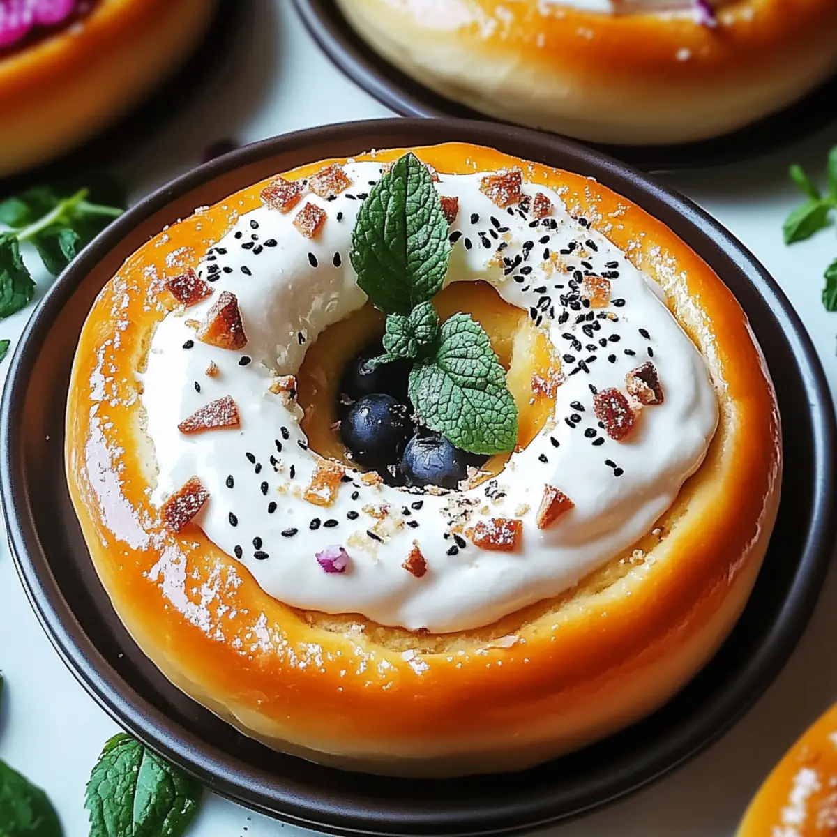 Greek Yogurt Bagels