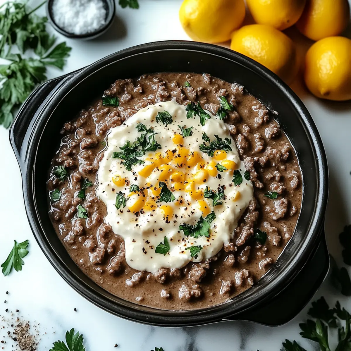 Ground Beef Stroganoff