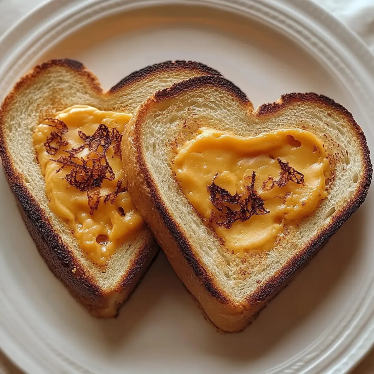 Heart-Shaped Grilled Cheese Dippers