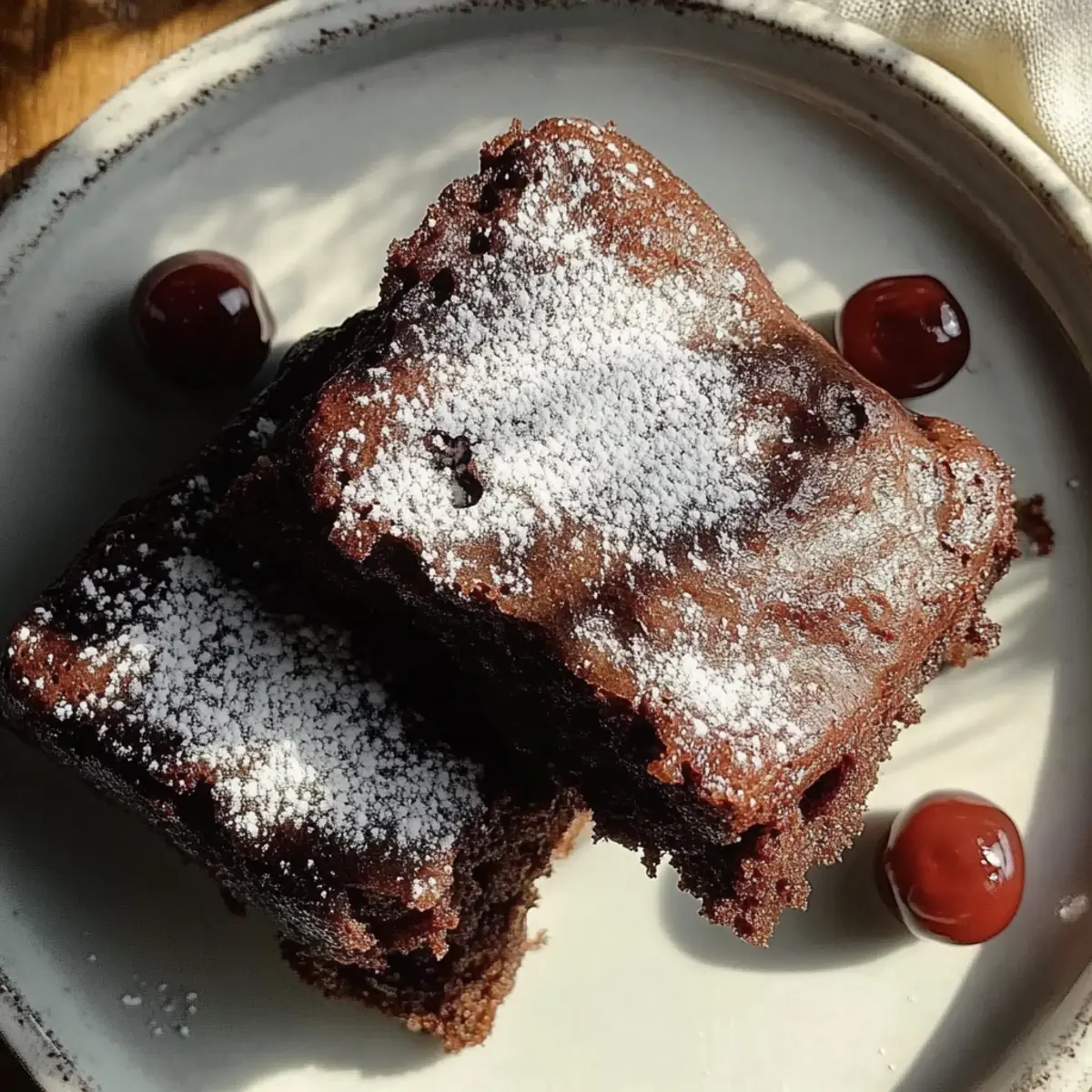 Heart Shaped Brownies