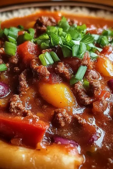 Hearty Slow-Simmered Spicy Tex-Mex Chili