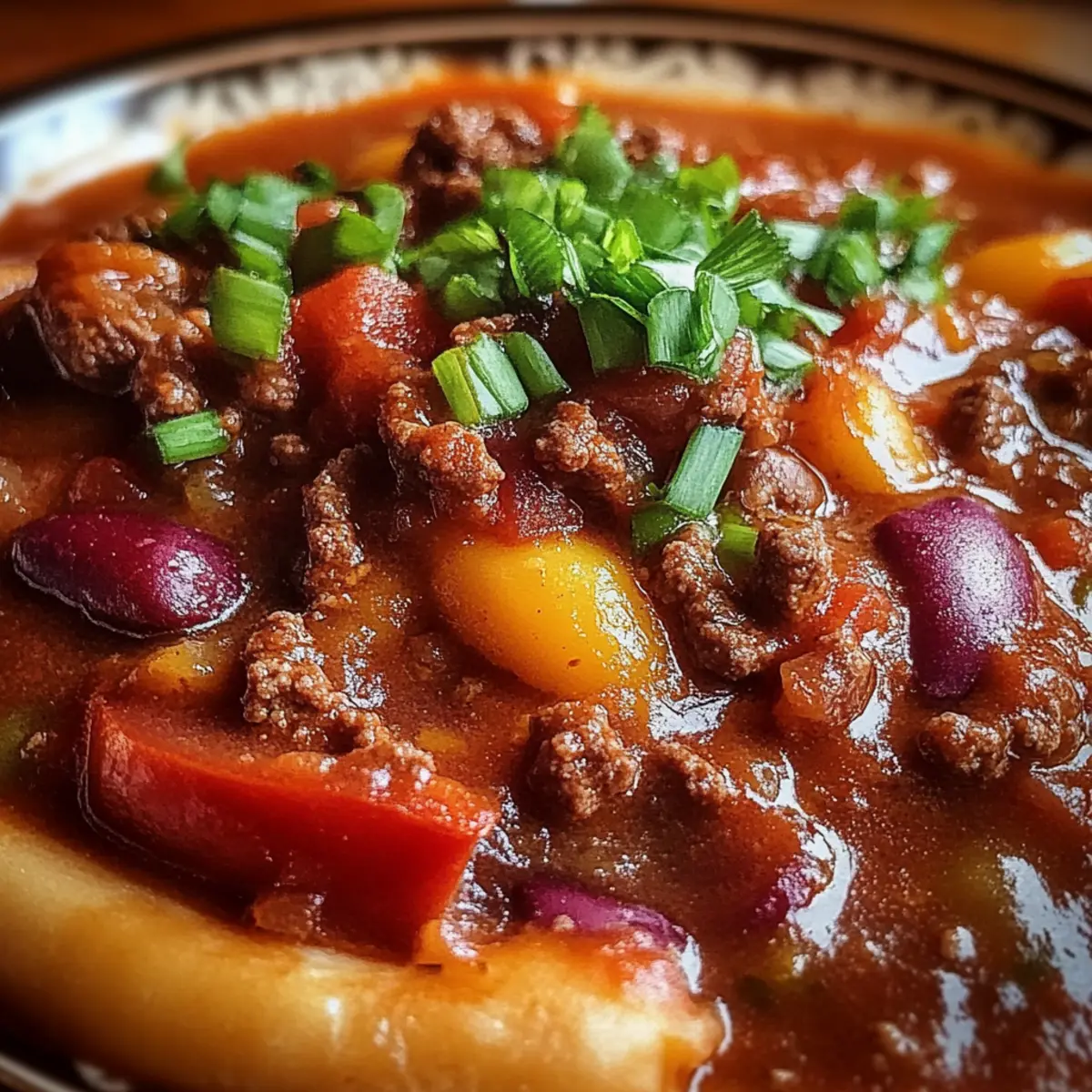 Hearty Slow-Simmered Spicy Tex-Mex Chili