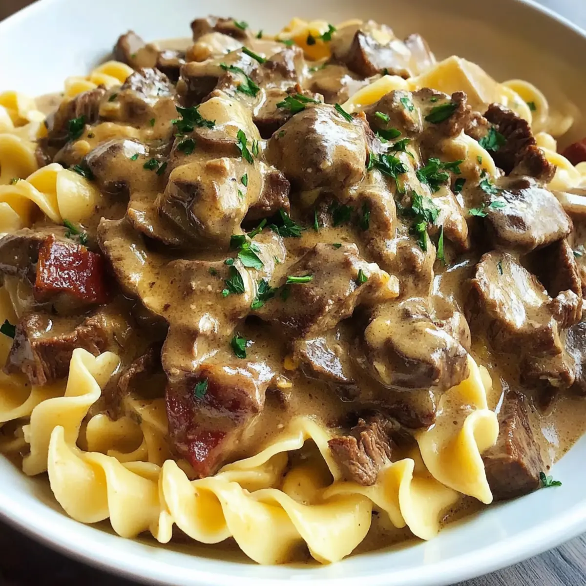 Instant Pot Beef Stroganoff