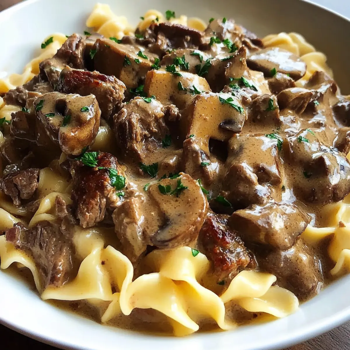 Instant Pot Beef Stroganoff