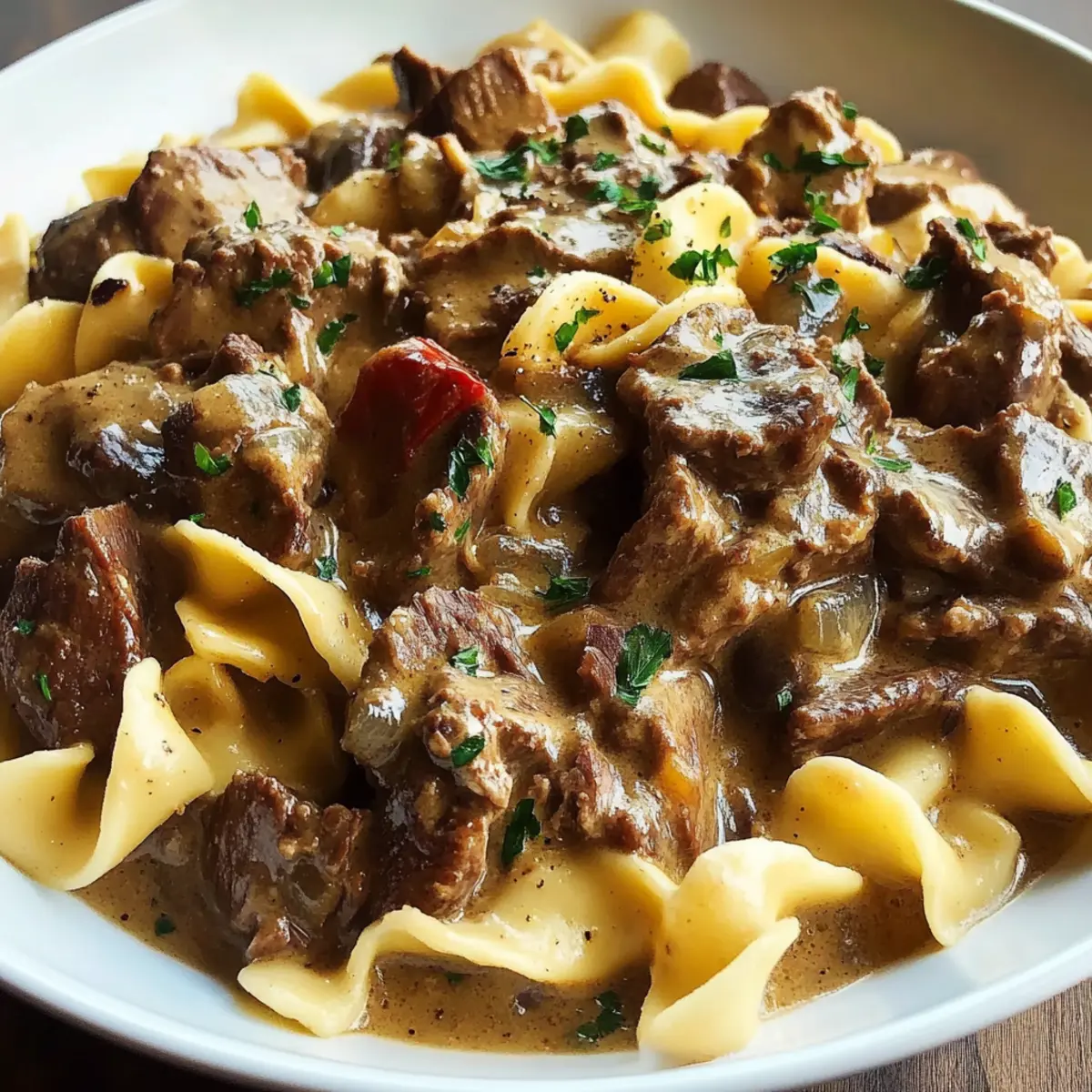 Instant Pot Beef Stroganoff