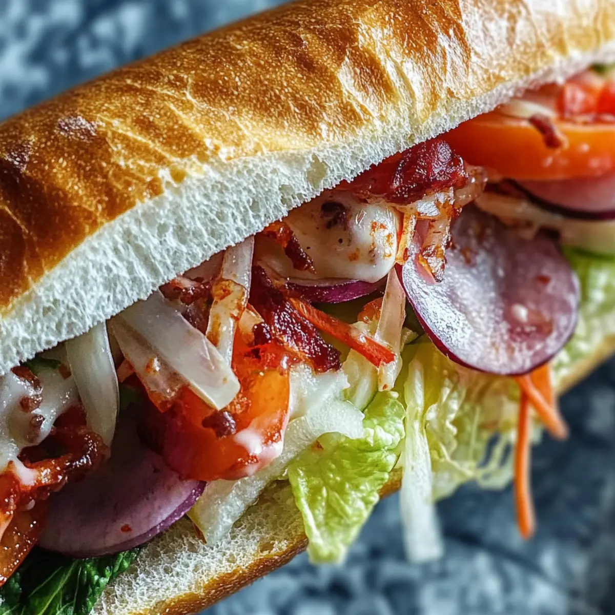 Italian Grinder Salad Sandwich