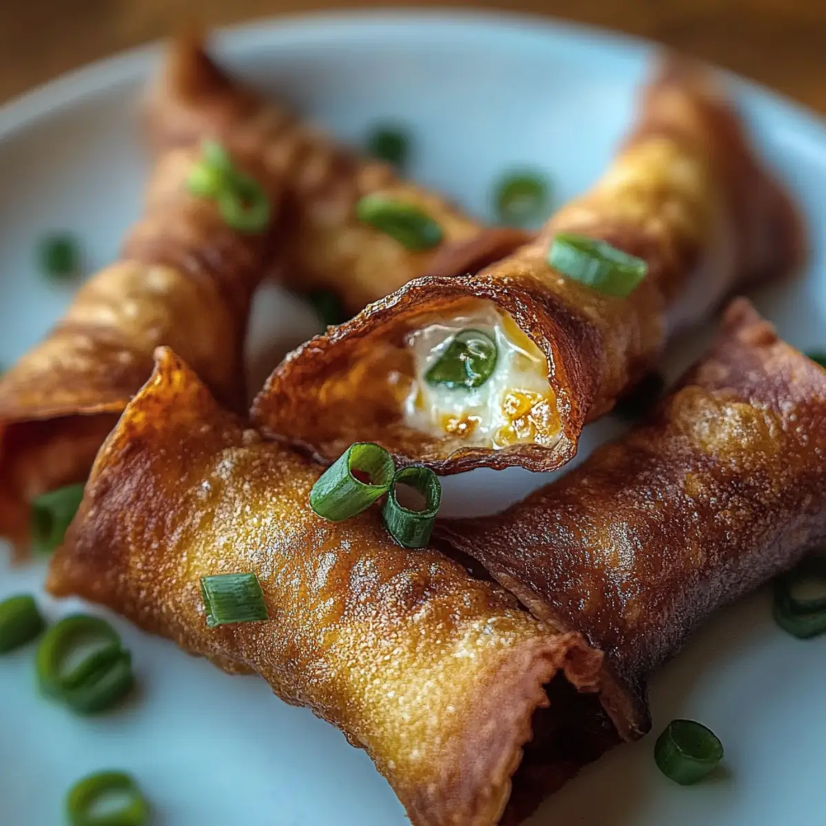 Jalapeño Popper Eggrolls Bacon-Wrapped Bites