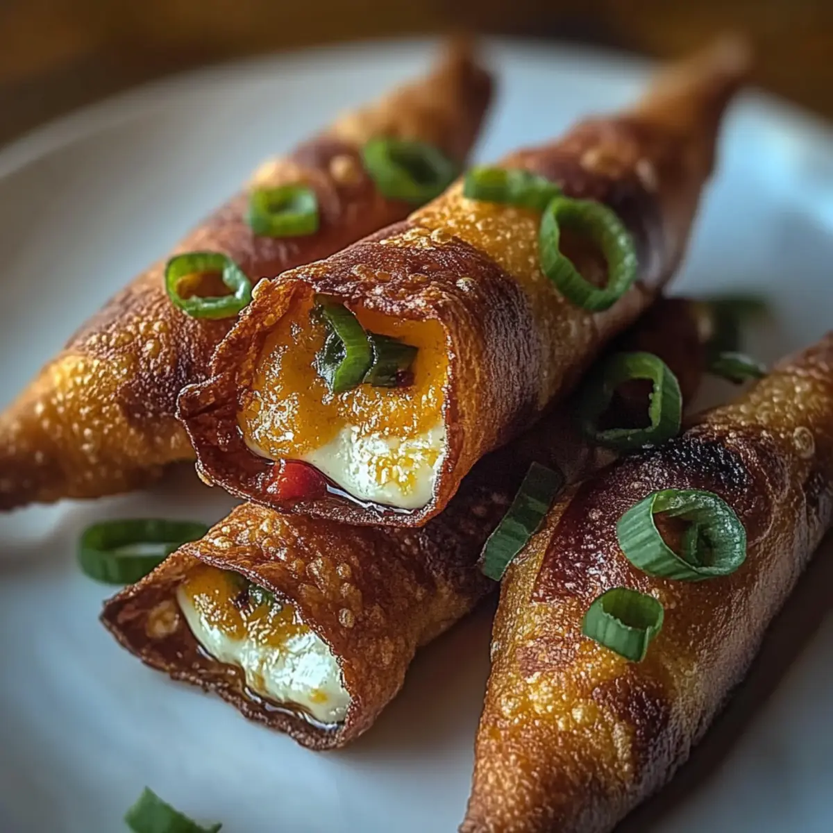 Jalapeño Popper Eggrolls Bacon-Wrapped Bites