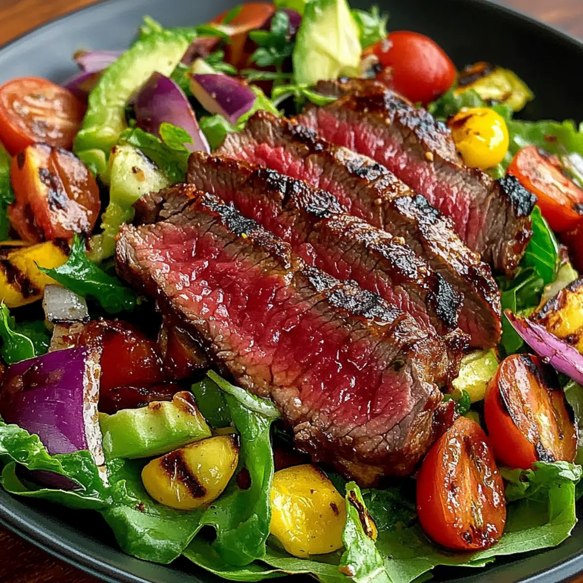 Juicy Grilled Steak Salad