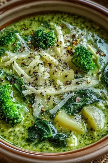 Keto Broccoli Spinach Soup