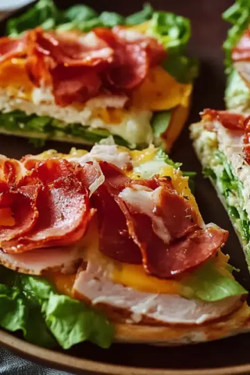 Keto Turkey Club Lettuce Wraps