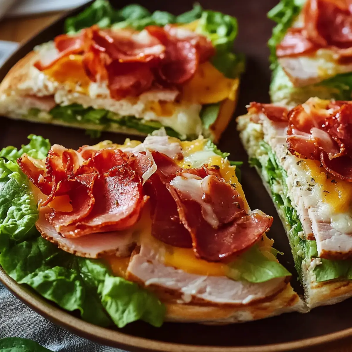 Keto Turkey Club Lettuce Wraps