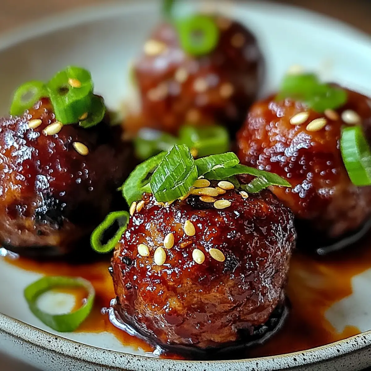 Korean BBQ Meatballs