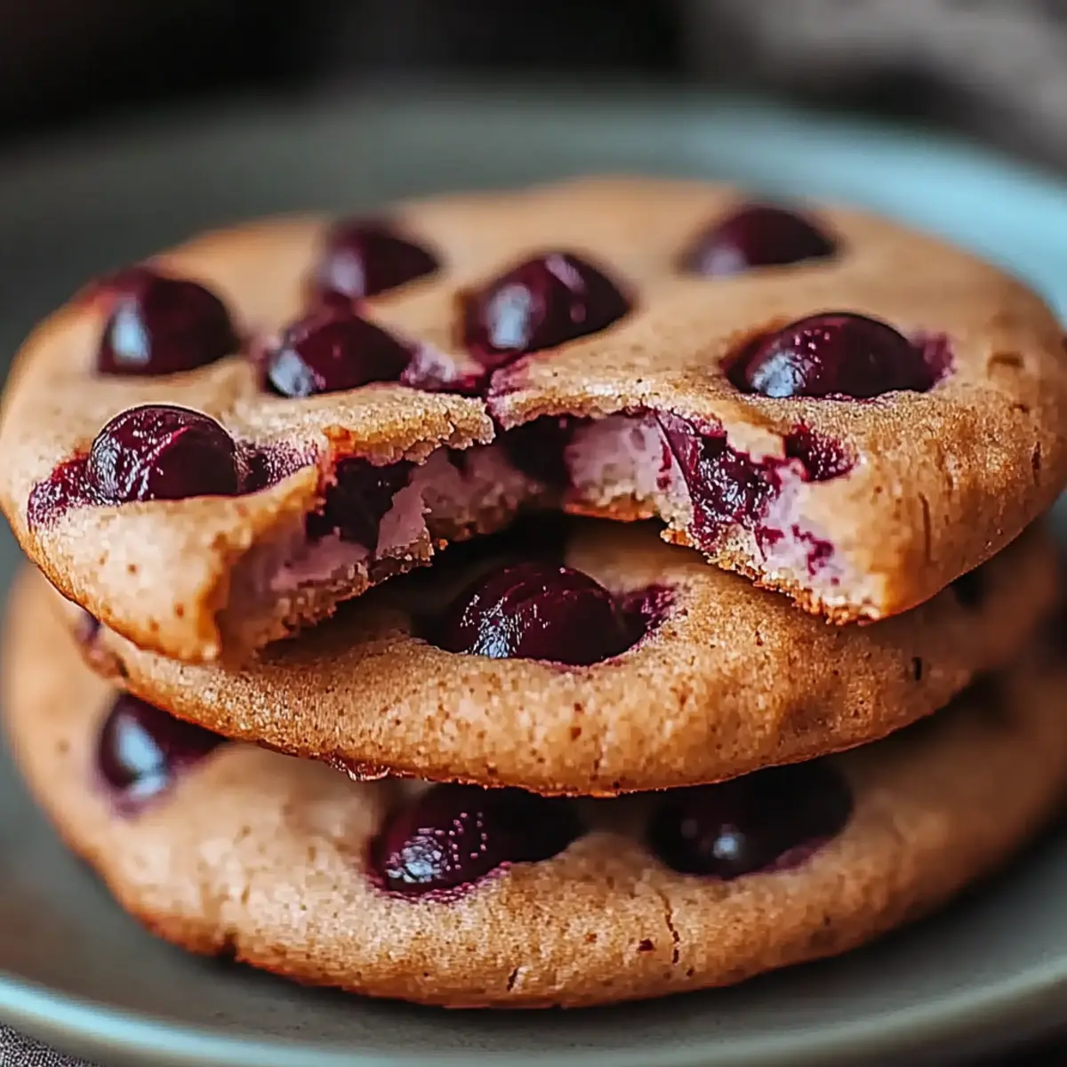 Maraschino Cherry Chocolate Chip Cookies