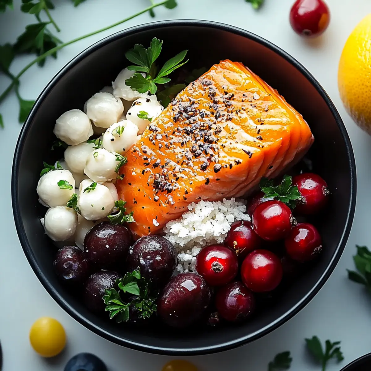 Mediterranean Salmon Bowl