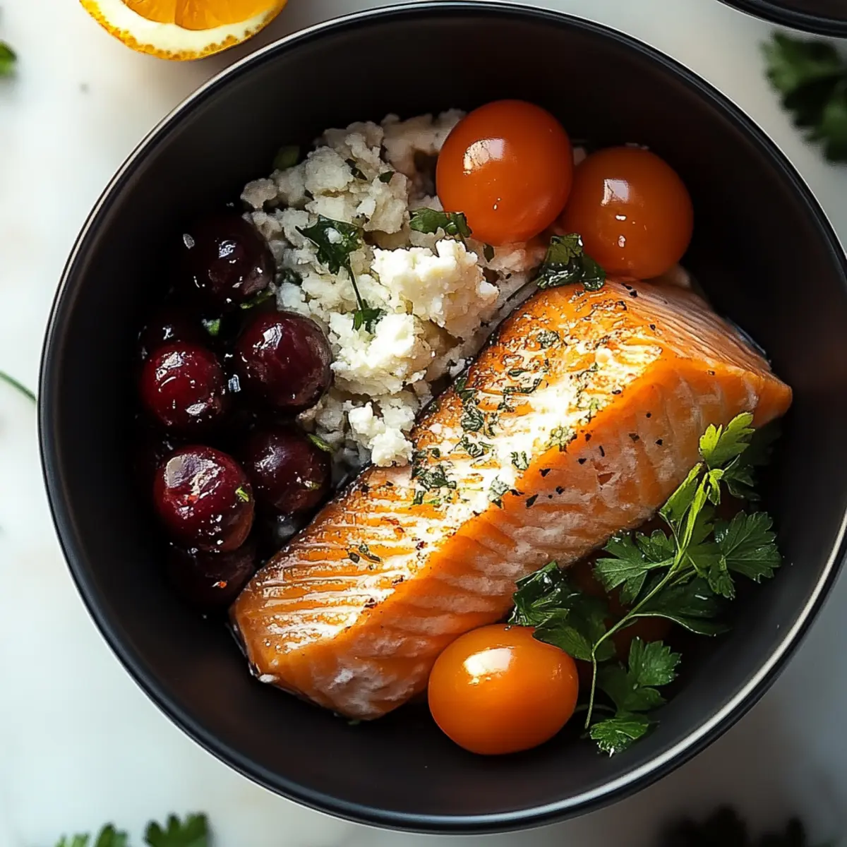 Mediterranean Salmon Bowl