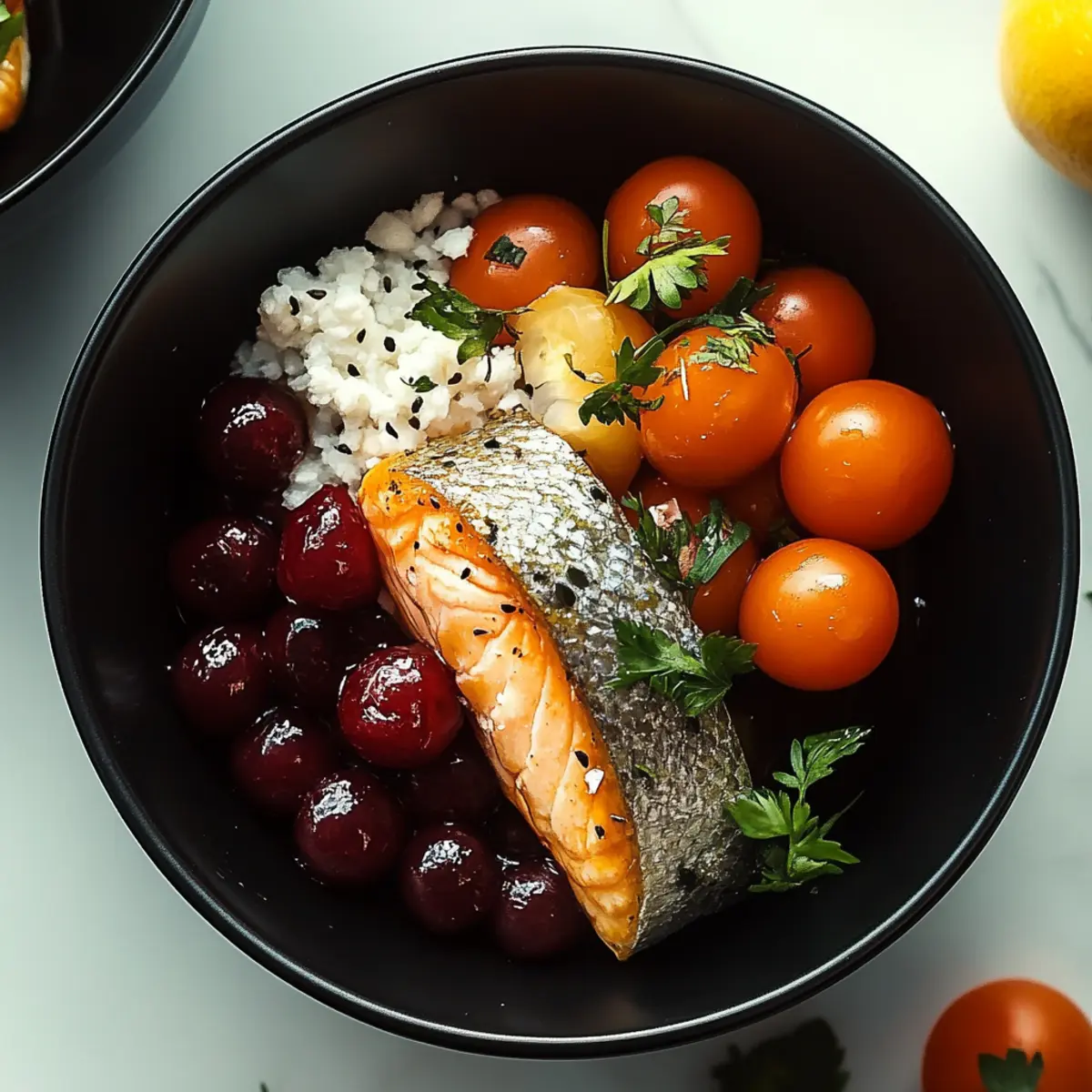 Mediterranean Salmon Bowl