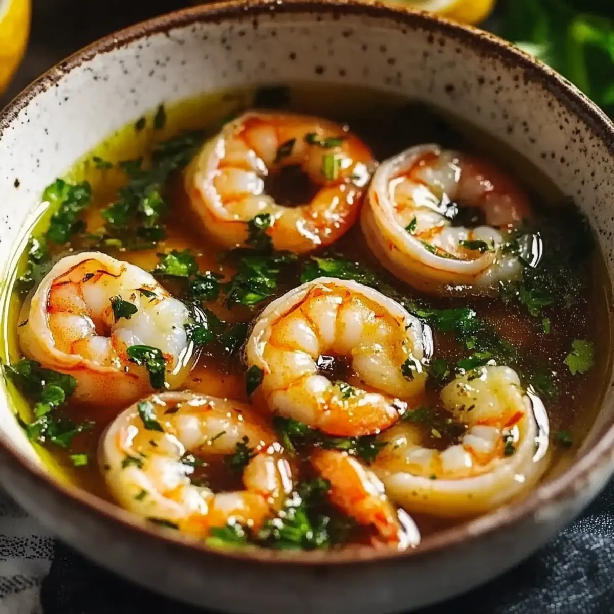 Miso-Ginger Lemon Shrimp Detox Broth