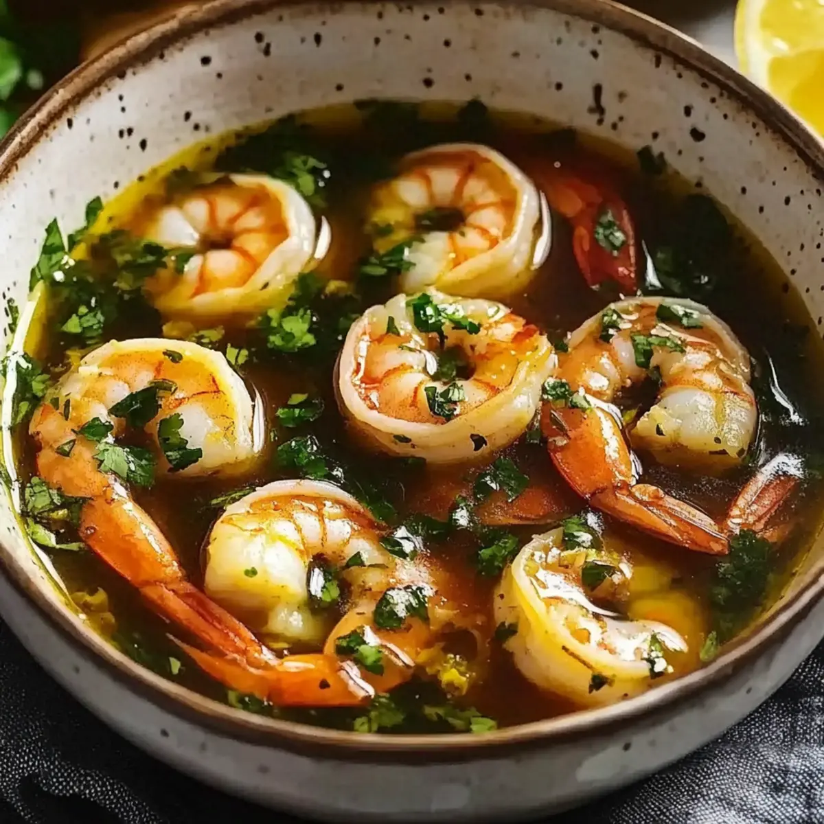 Miso-Ginger Lemon Shrimp Detox Broth