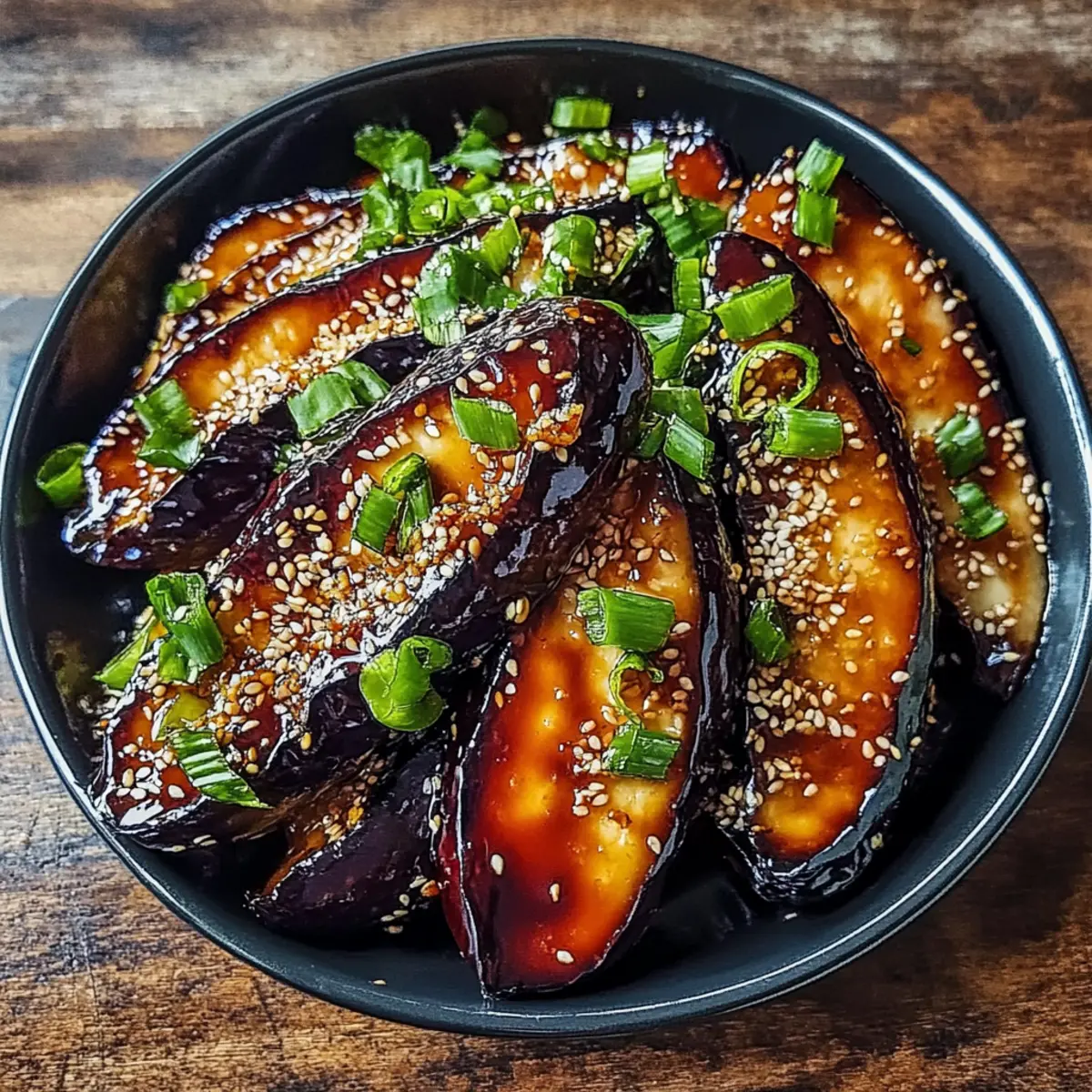 Miso Glazed Eggplant