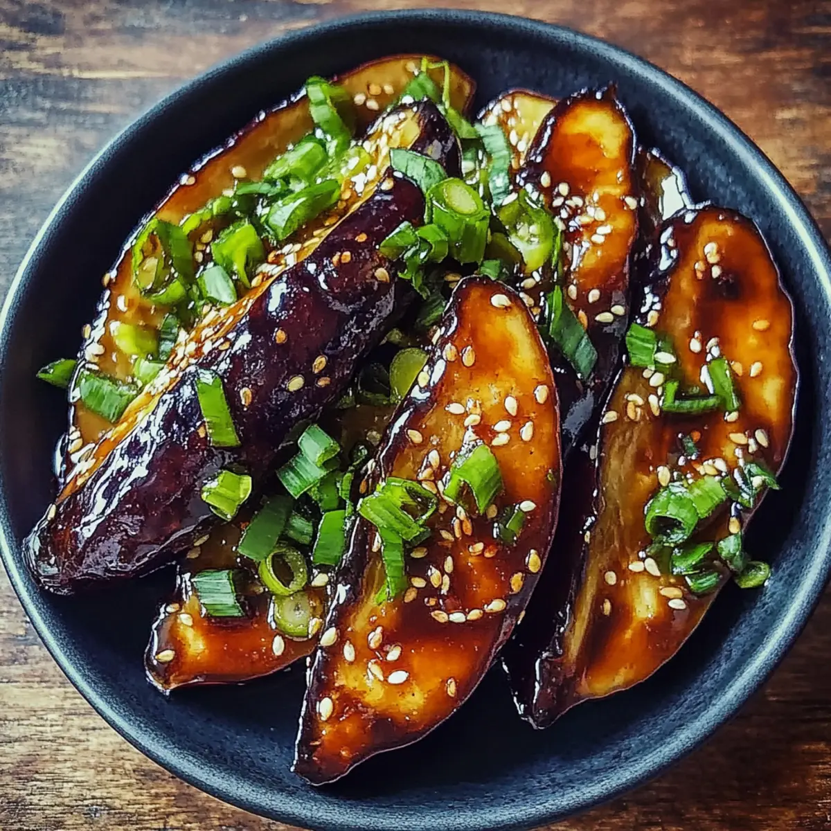 Miso Glazed Eggplant