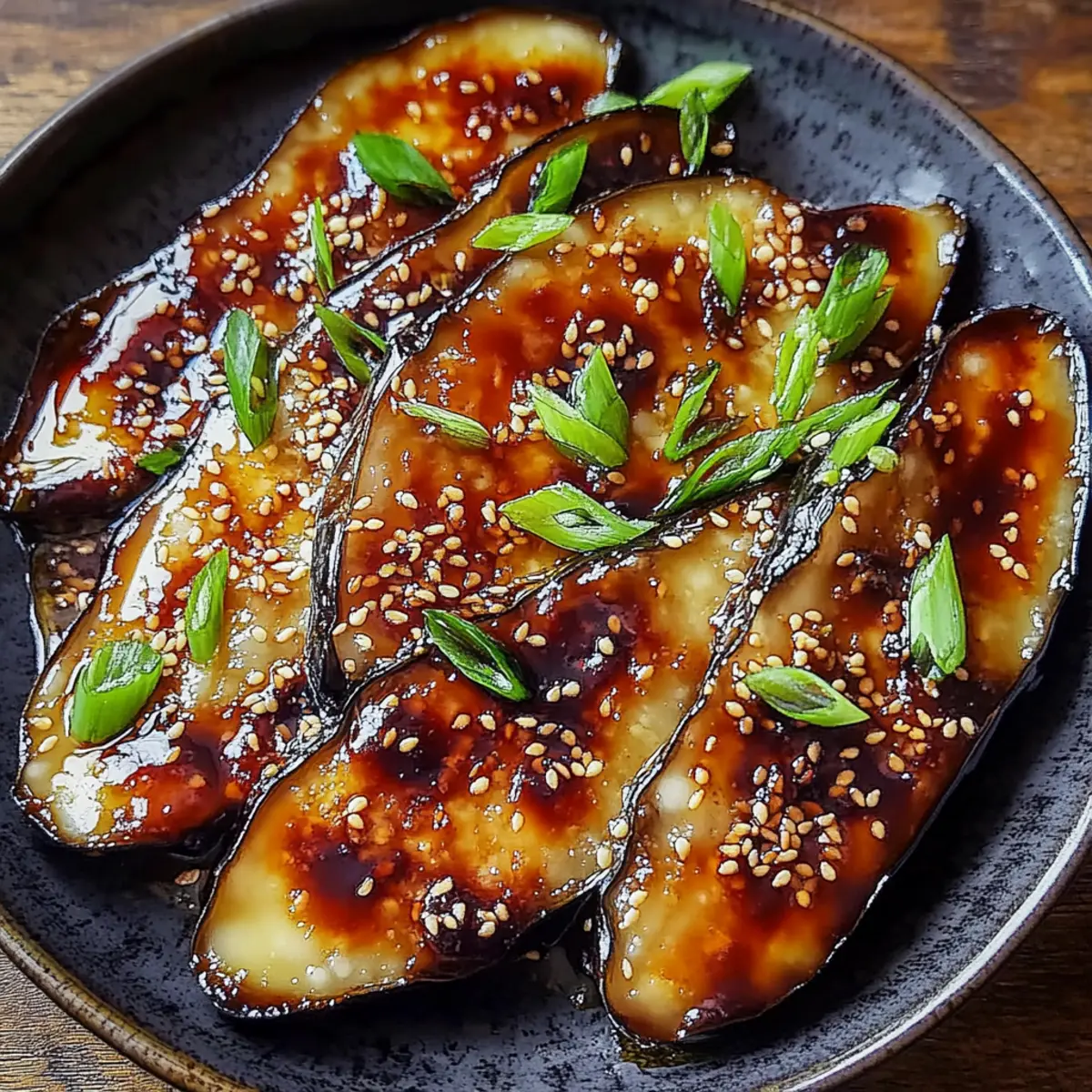 Miso Glazed Eggplant