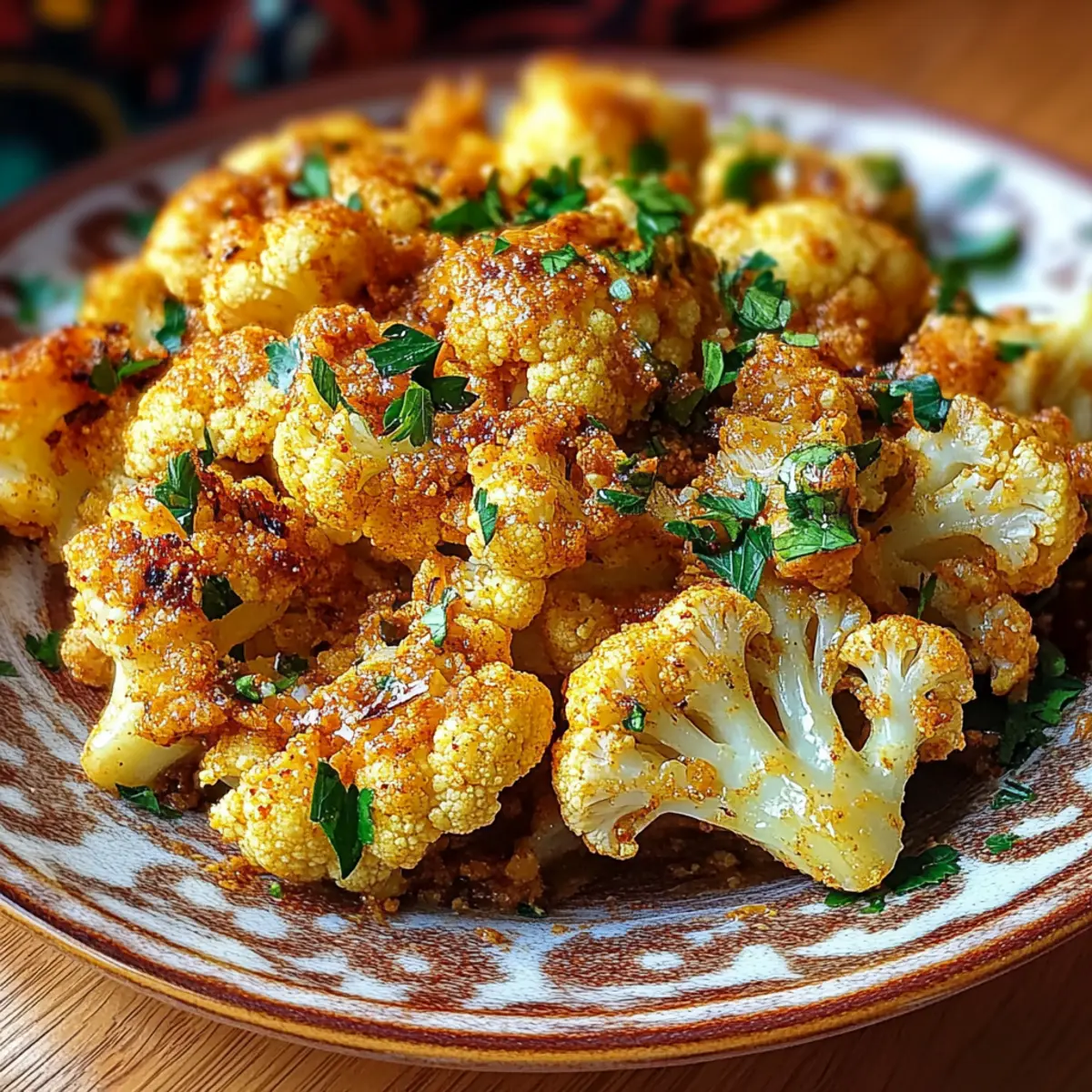 Moroccan Cauliflower with Tahini-Honey