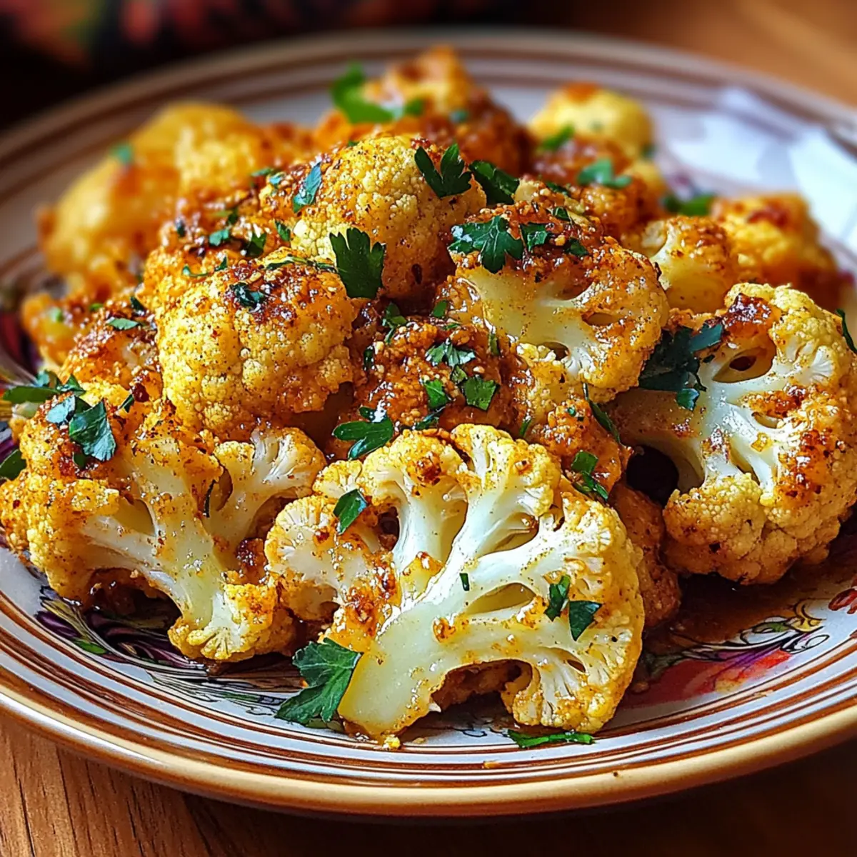 Moroccan Cauliflower with Tahini-Honey
