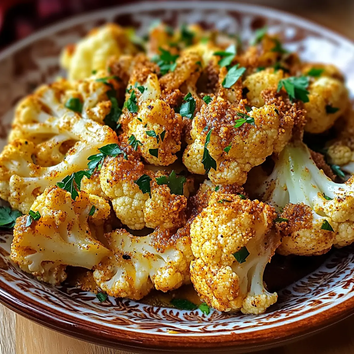Moroccan Cauliflower with Tahini-Honey