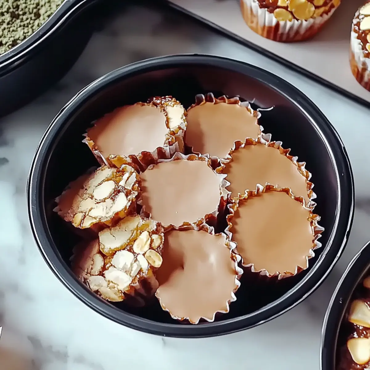 No Bake Peanut Butter Oat Cups