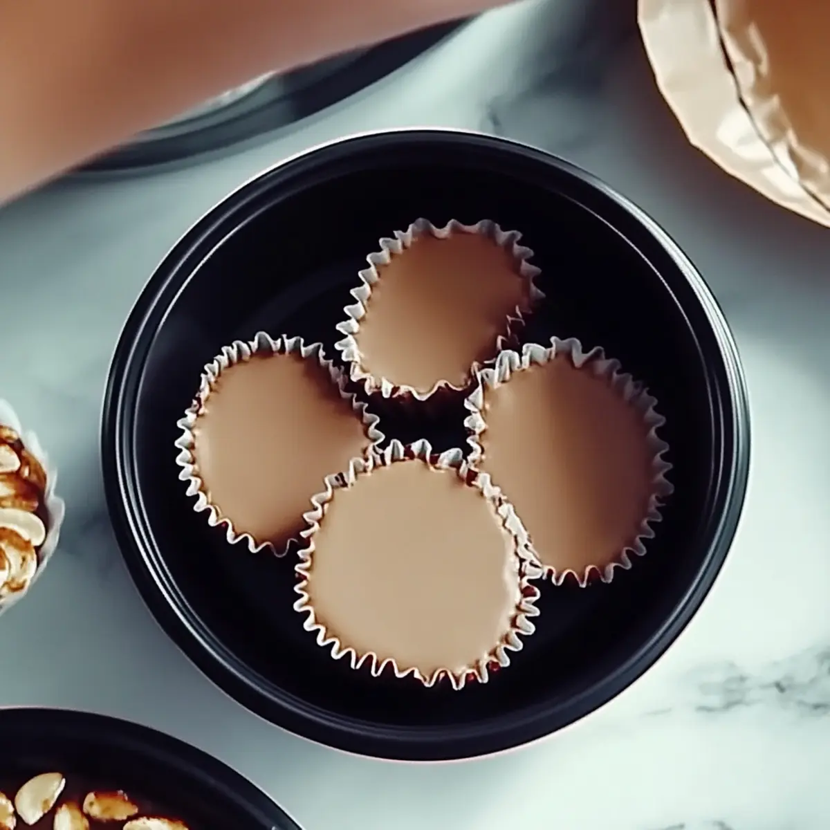 No Bake Peanut Butter Oat Cups