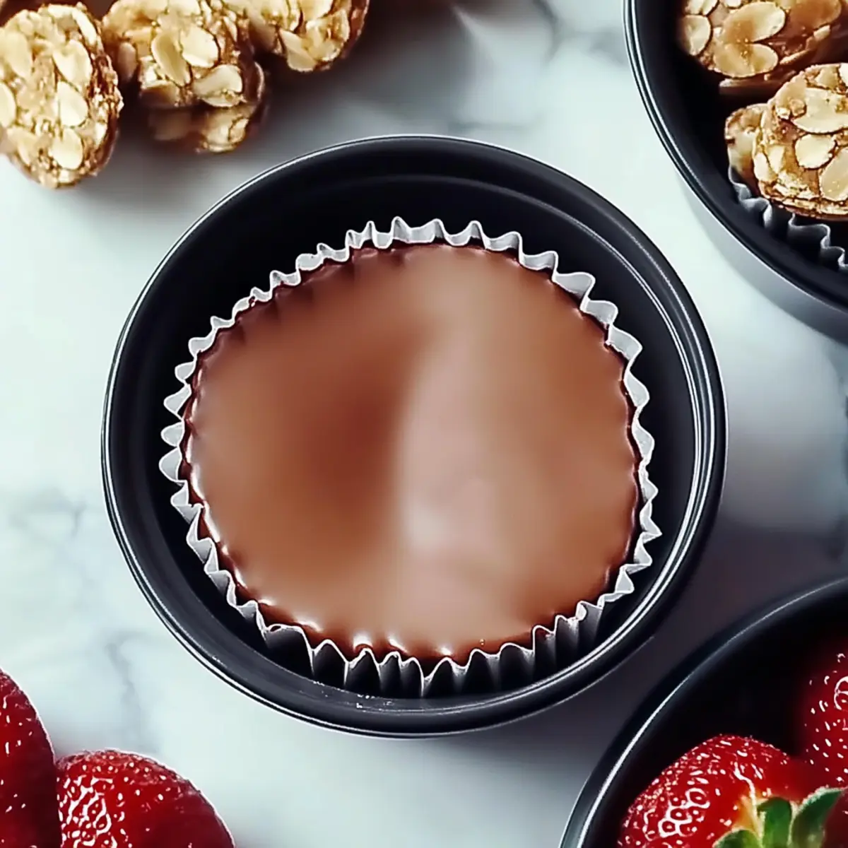 No Bake Peanut Butter Oat Cups