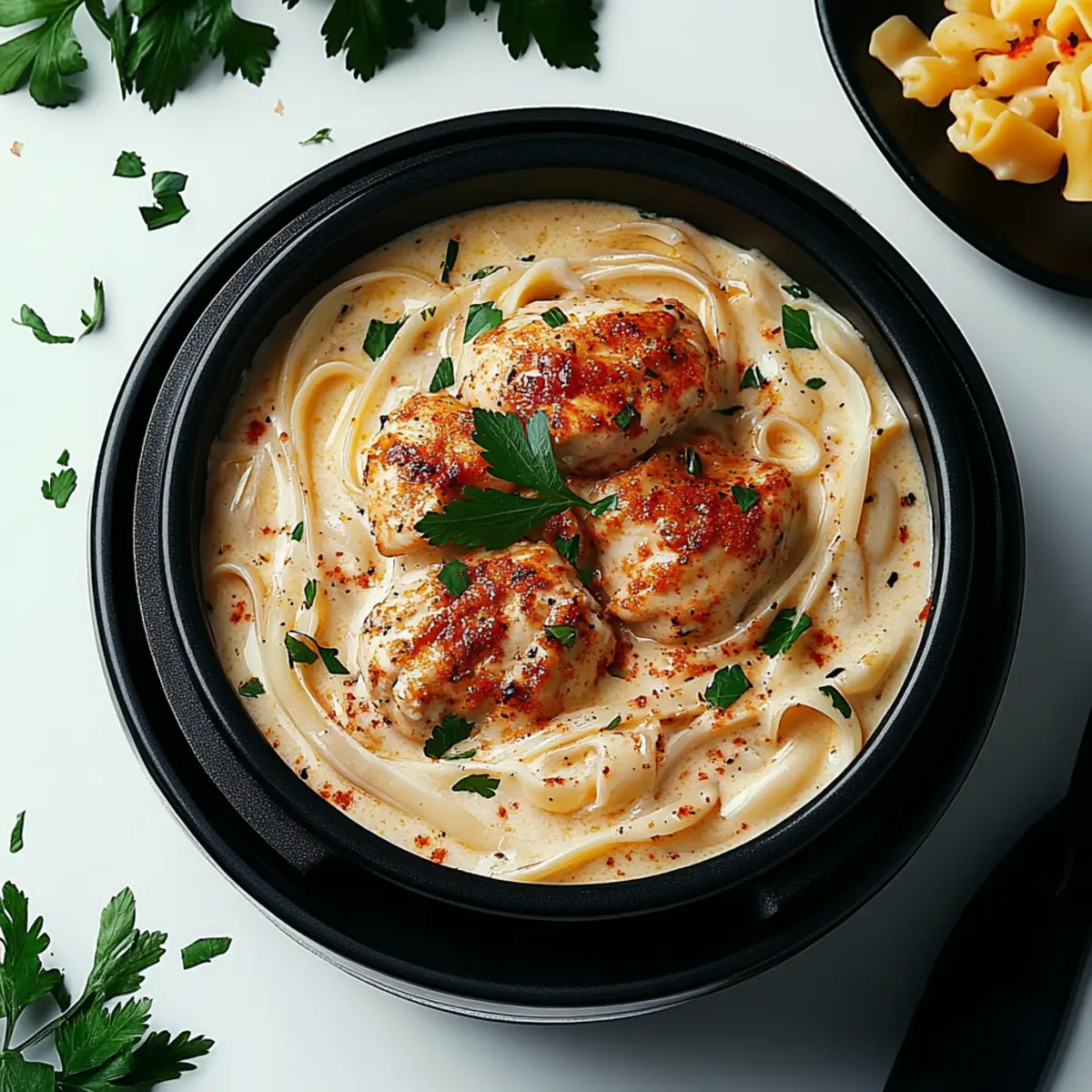 One Pot Cajun Chicken Alfredo