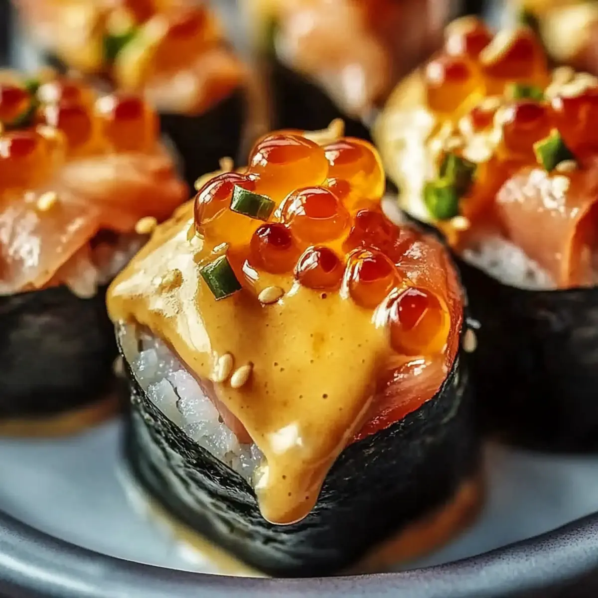 Oven-Baked Salmon Sushi Bites