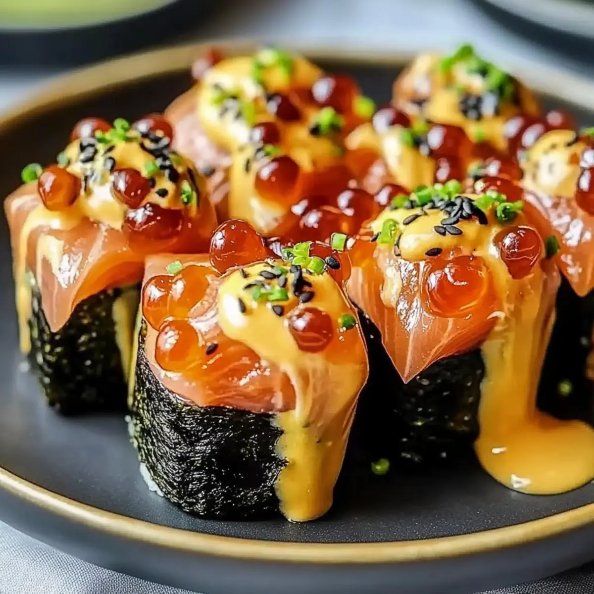 Oven-Baked Salmon Sushi Bites