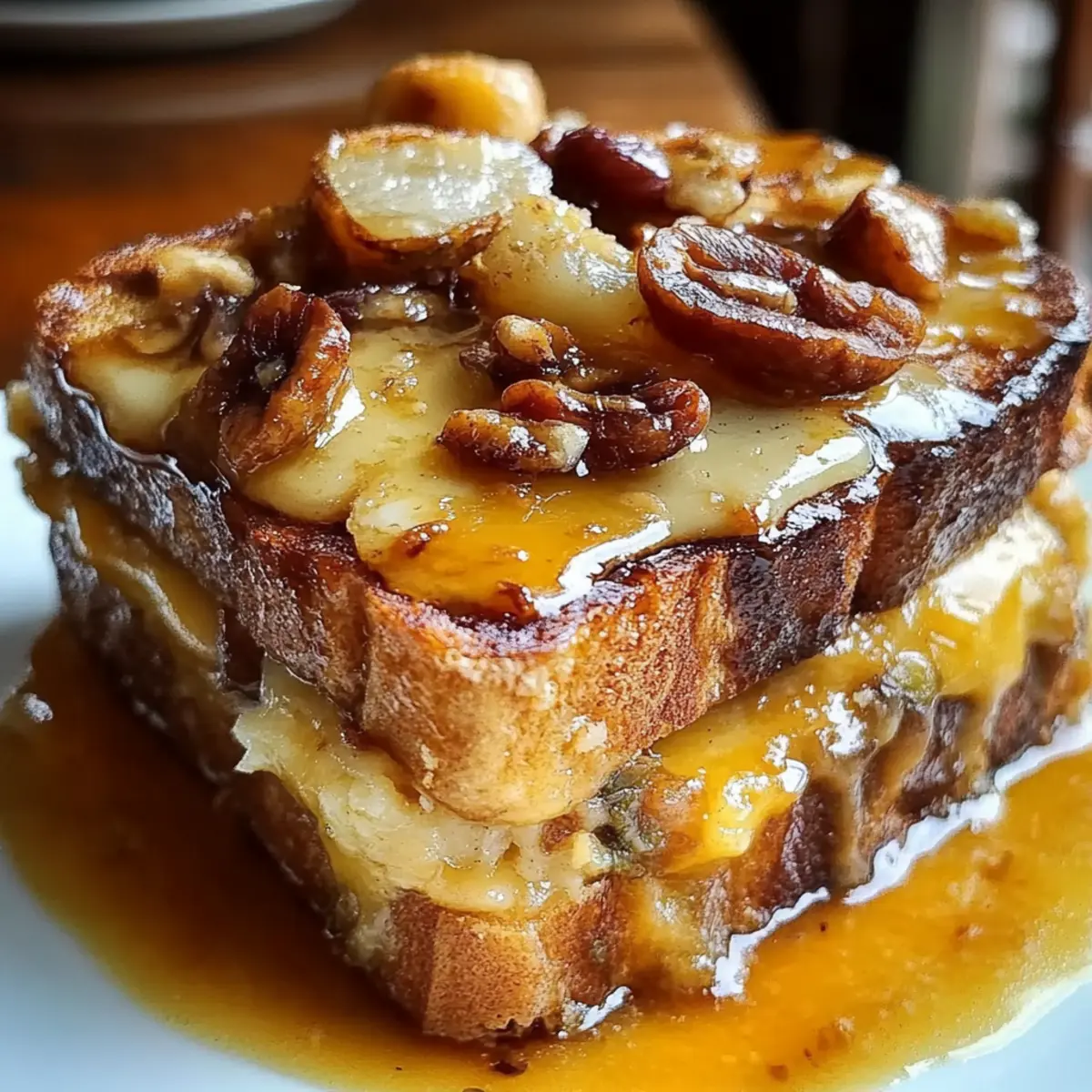 Overnight Baked Banana French Toast Casserole