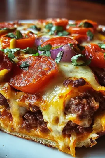 Pizza Burger Pie