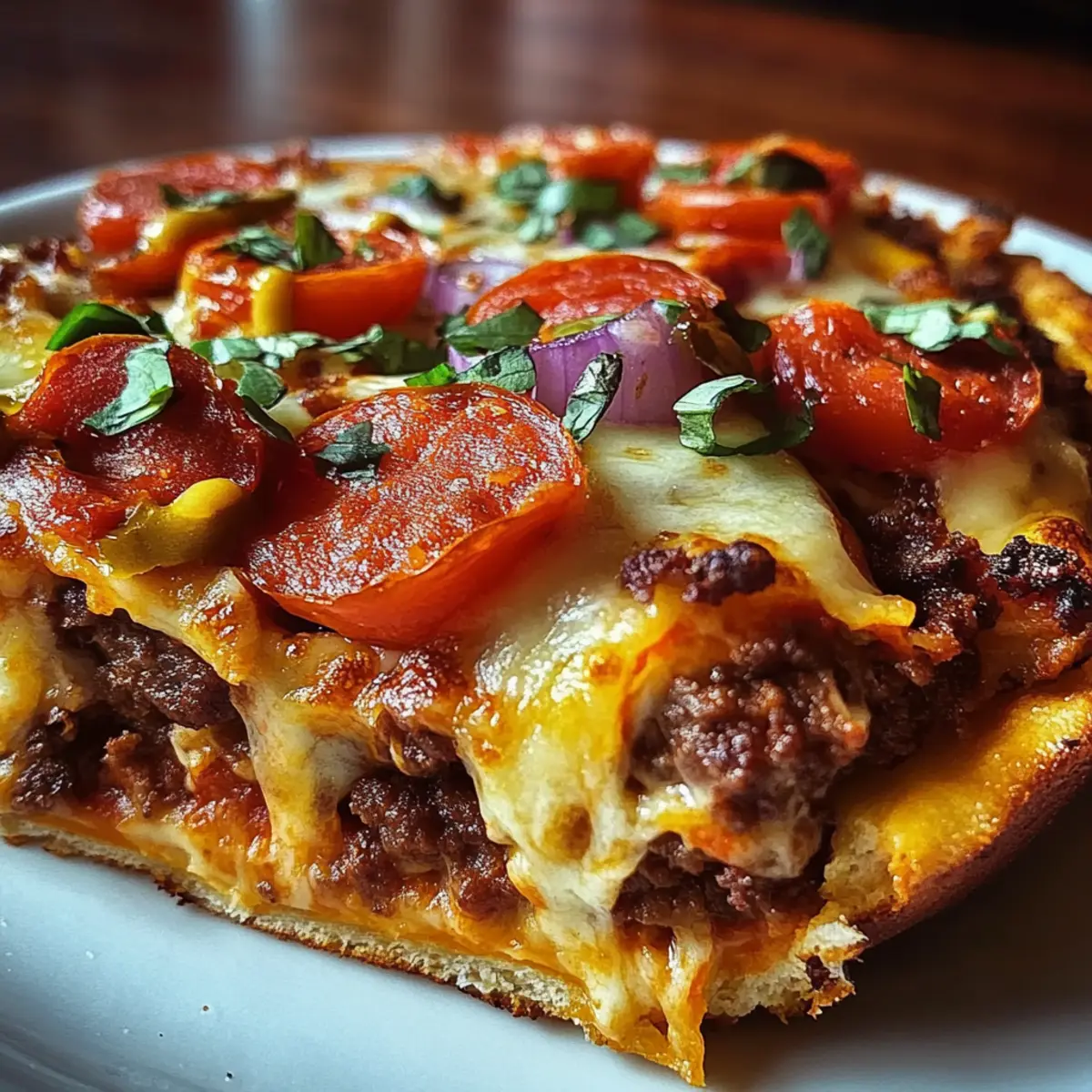 Pizza Burger Pie