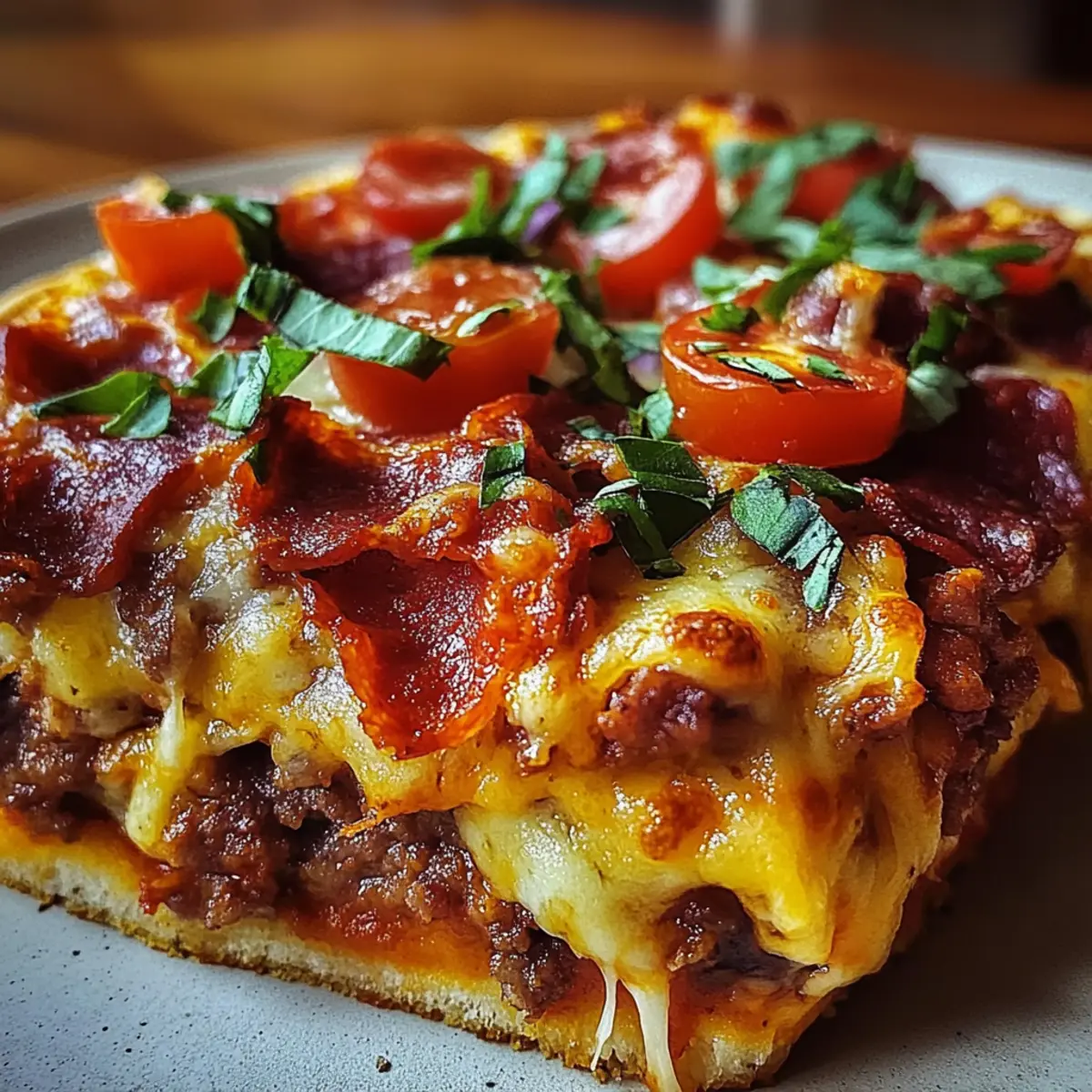 Pizza Burger Pie