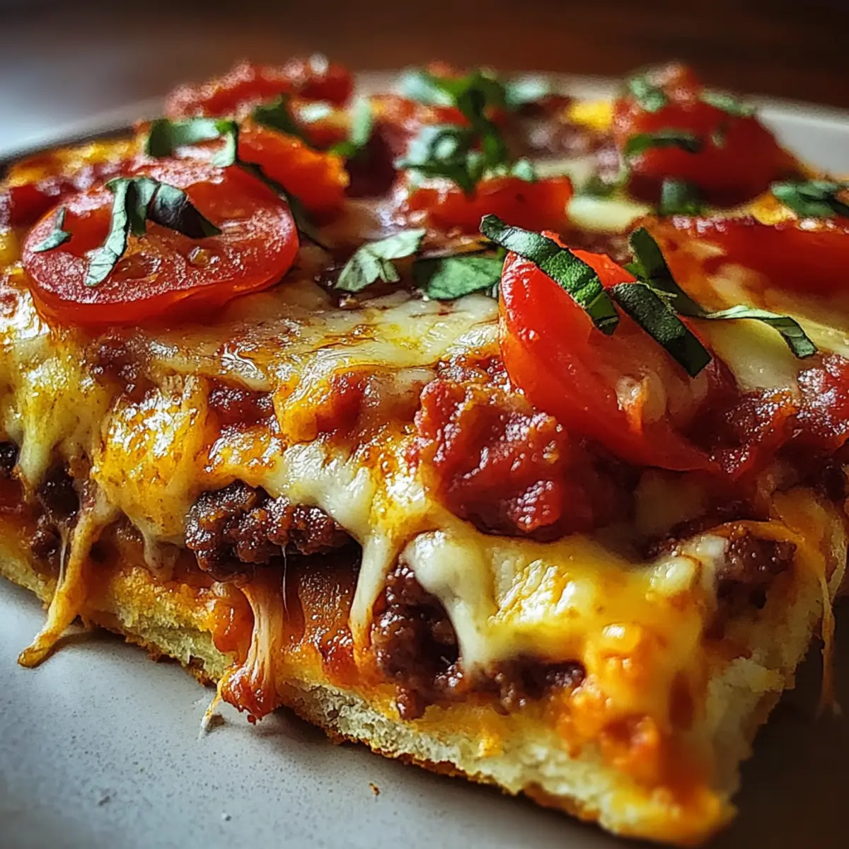 Pizza Burger Pie